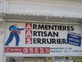 A A S Armentieres artisan serrurier Armentières