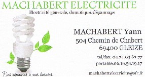 MACHABERT ELECTRICITE Gleizé