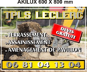 TPLSLECLERC,TRAVAUX PUBLICS Saint Nicolas d'Aliermont