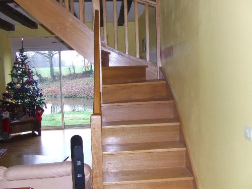 escalier sur mesures bois  exotique 